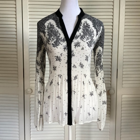 NY Collection Tops - Sheer Floral Women's Top
